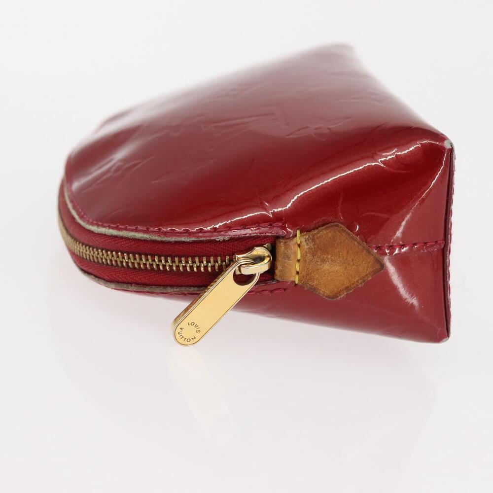 LOUIS VUITTON Monogram Vernis Pochette Pouch Rose Indian M90009 LV Auth BA6716 - Picture 4 of 16